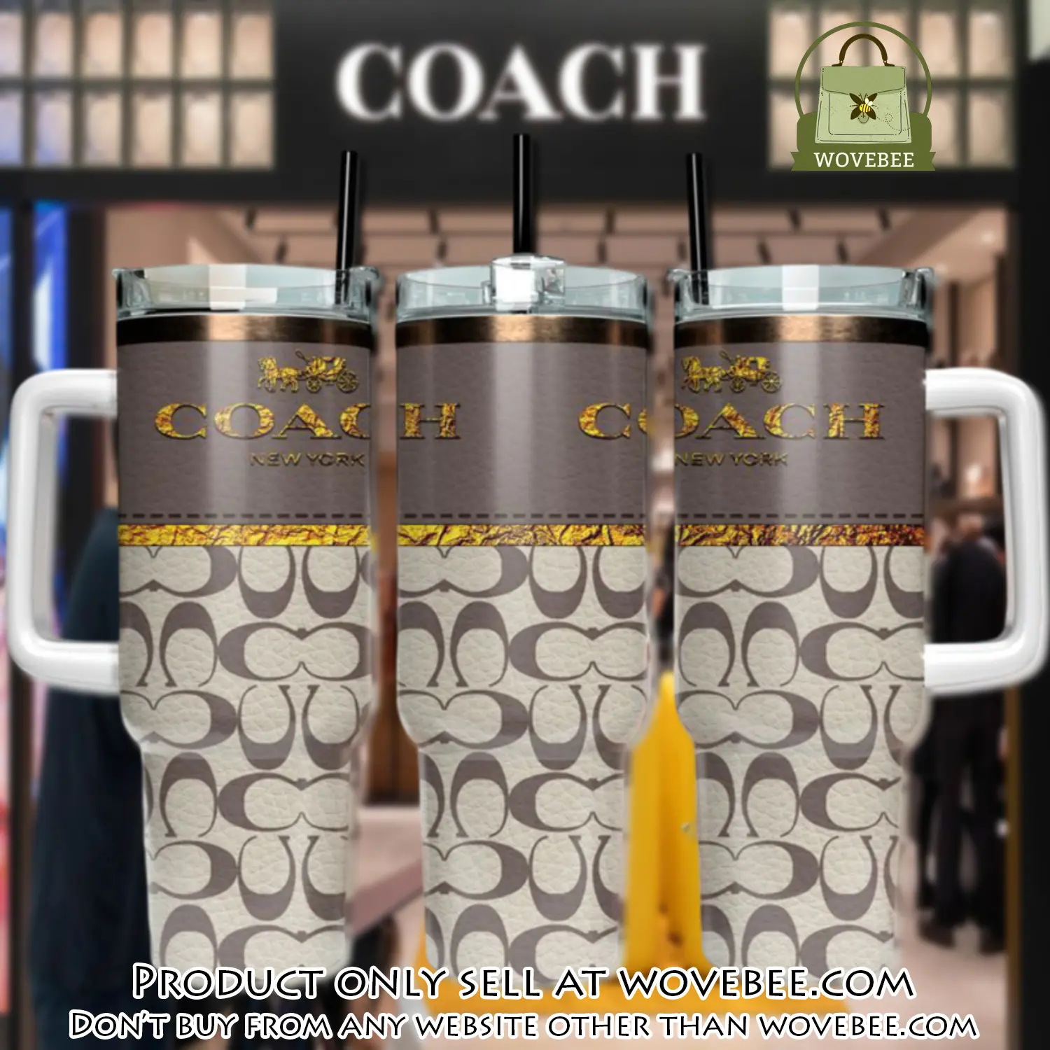 Coach logo stanley tumbler design 40oz logo stanley tumbler ktb1087 wvb1135671